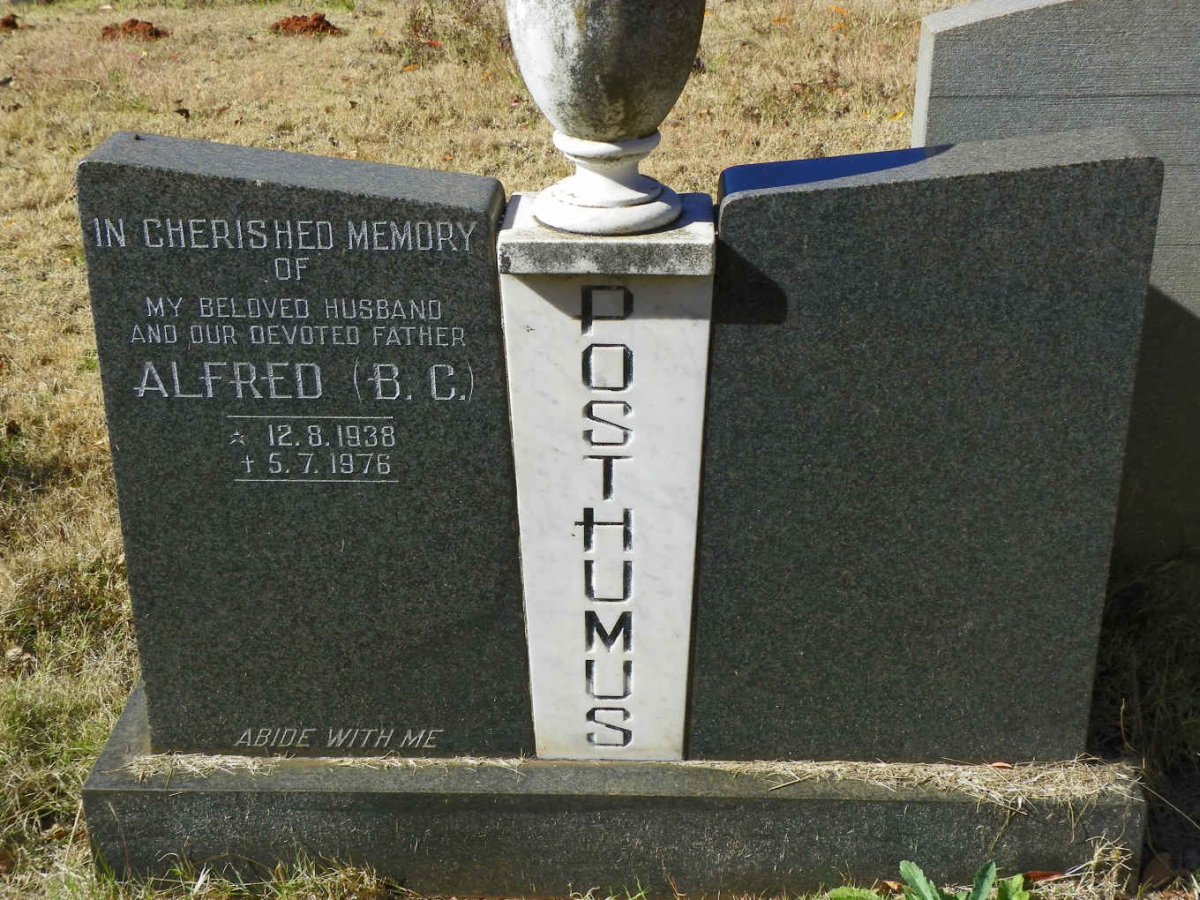 POSTHUMUS Alfred B.C. 1938-1976