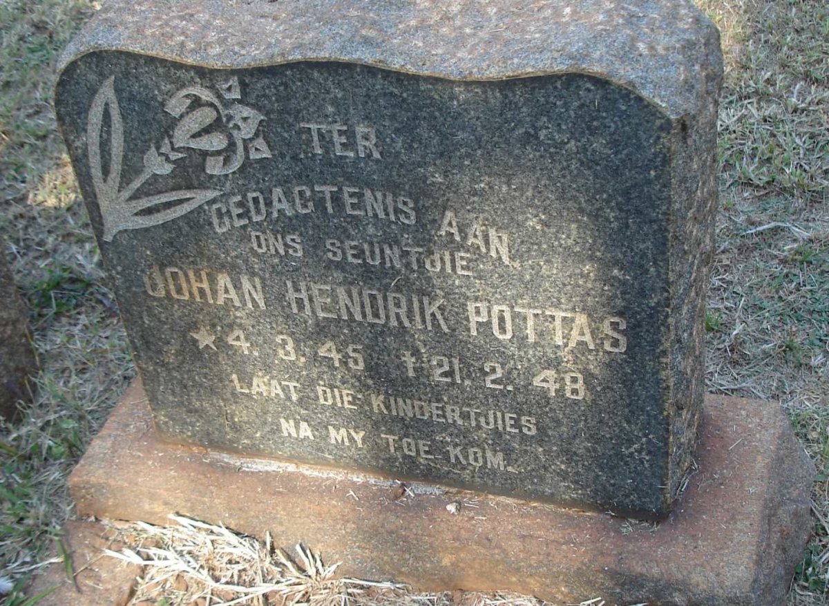 POTTAS Johan Hendrik 1945-1948