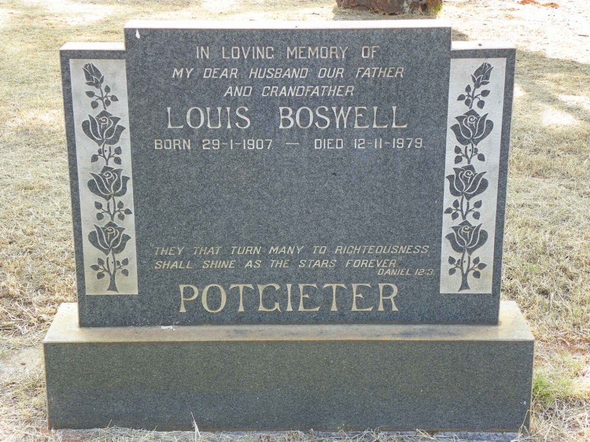 POTGIETER Louis Boswell 1907-1979