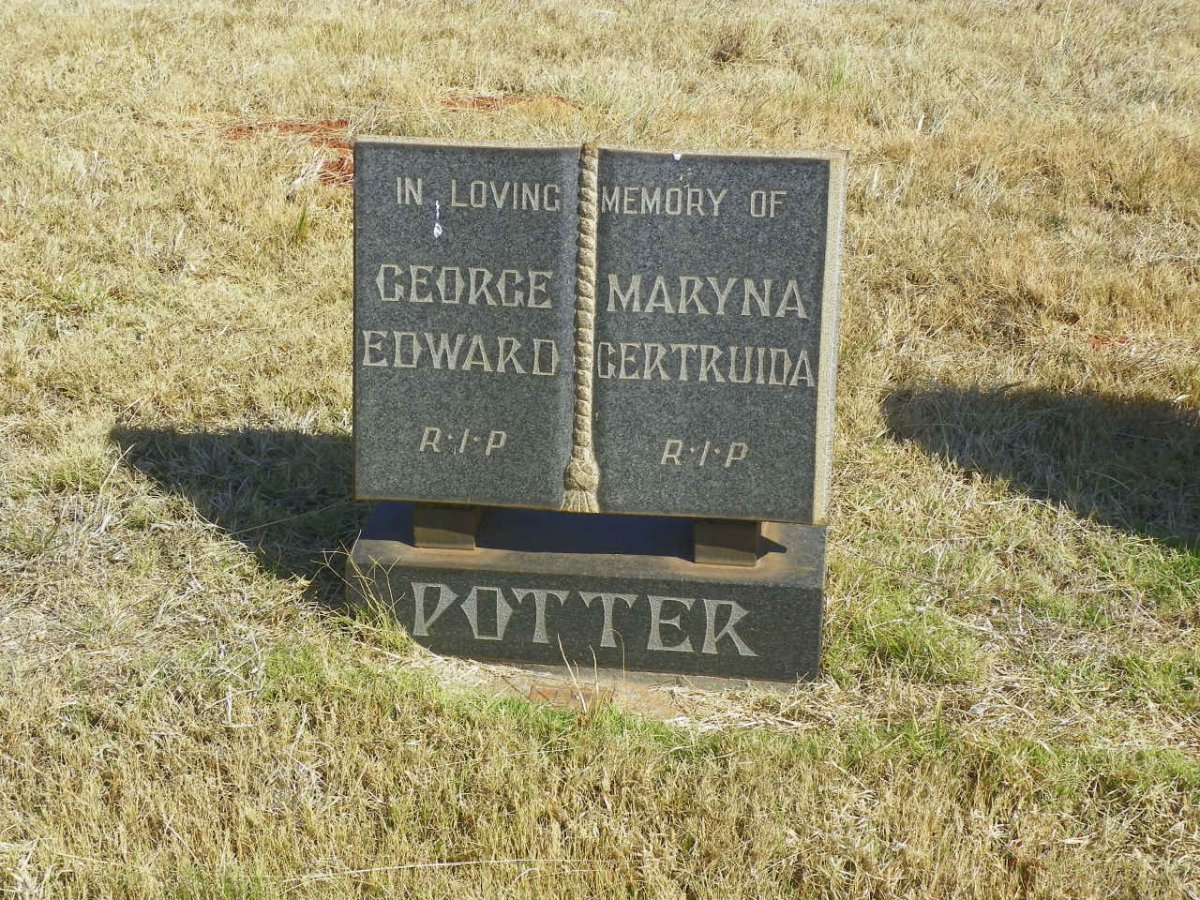 POTTER George Edward &amp; Maryna Gertruida