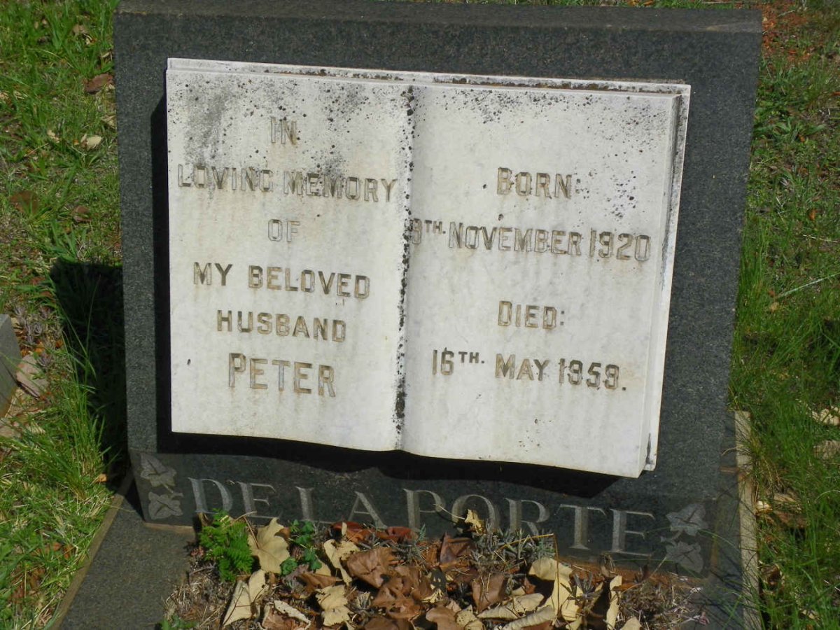 PORTE Peter, de la 1920-1959