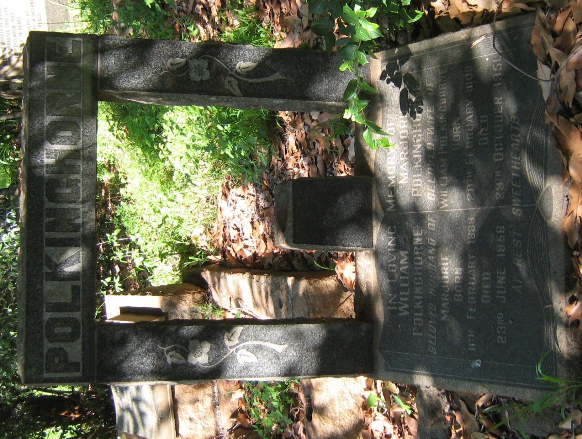 POLKINGHORNE William 1888-1956 &amp; Marjorie 1908-1951