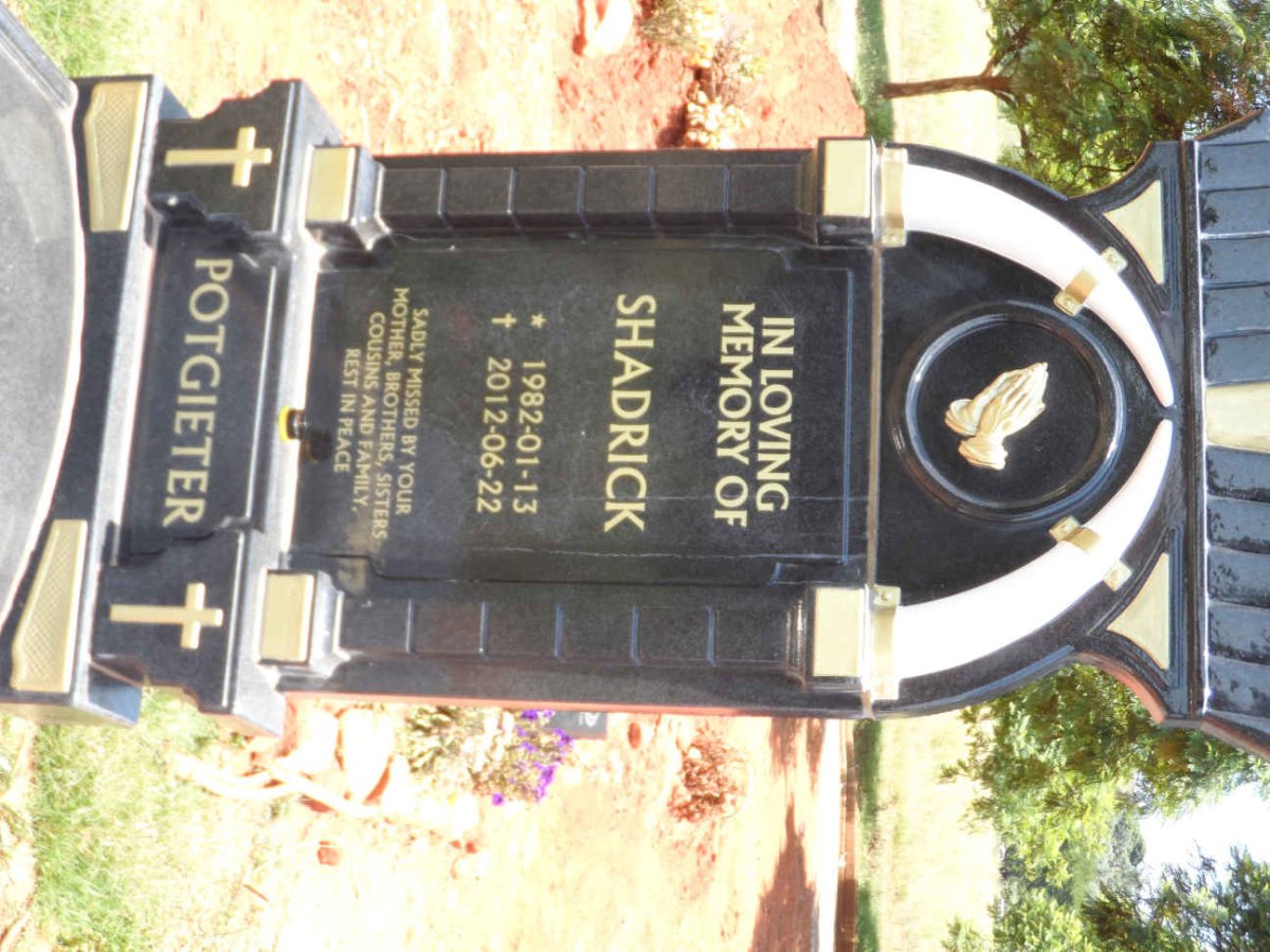 POTGIETER Shadrick 1982-2012