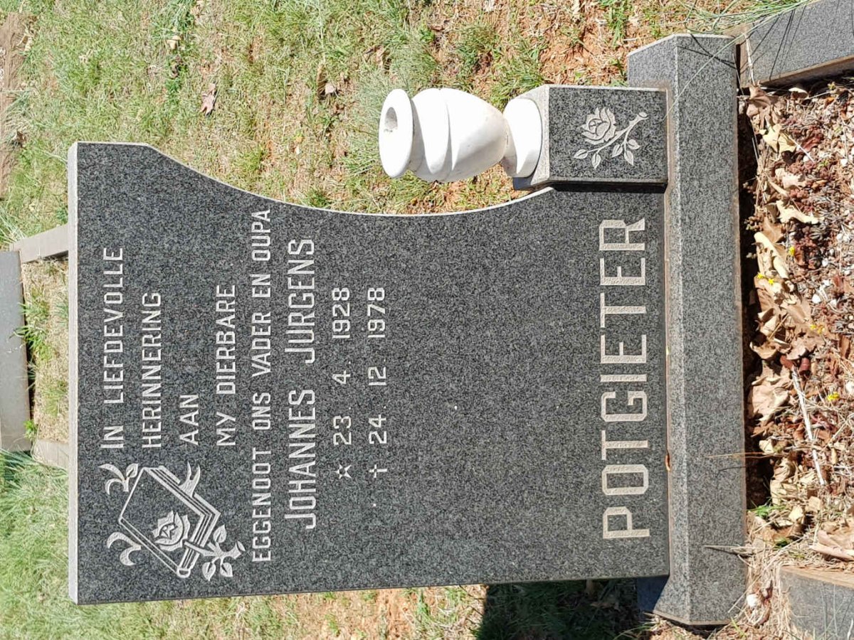 POTGIETER Johannes Jurgens 1928-1978