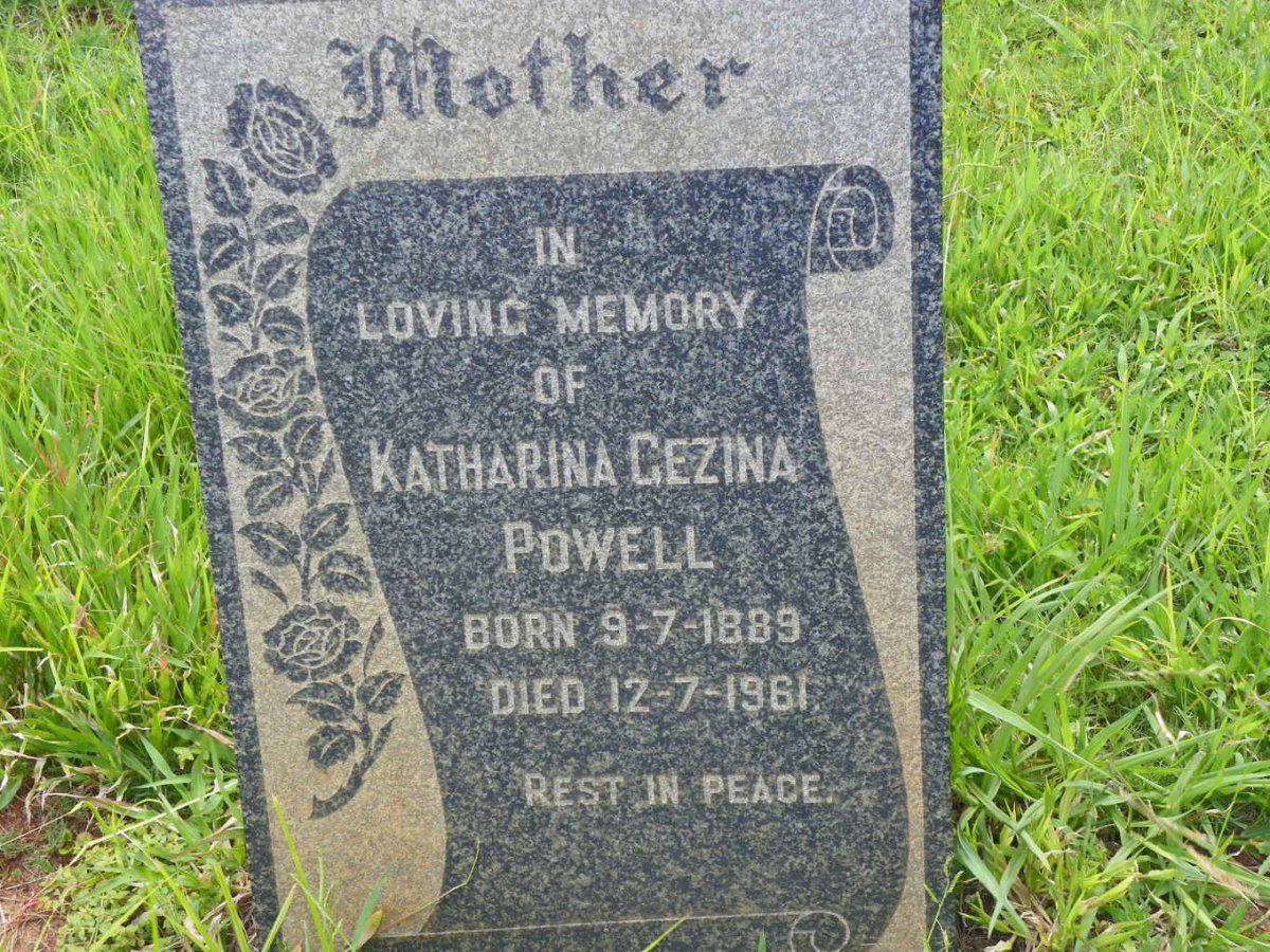 POWELL Katharina Gezina 1889-1961
