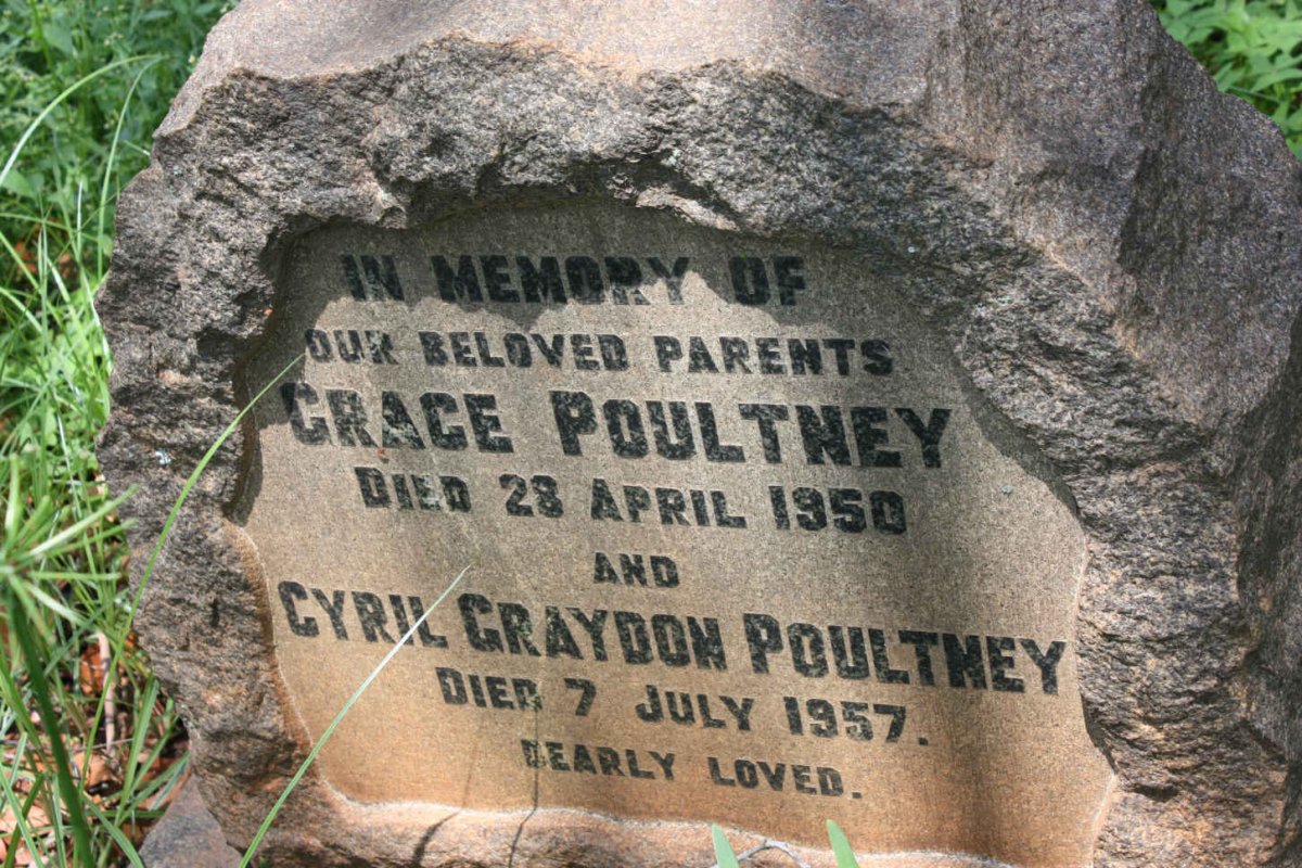 POULTNEY Cyril Graydon -1957 &amp; Grace -1950
