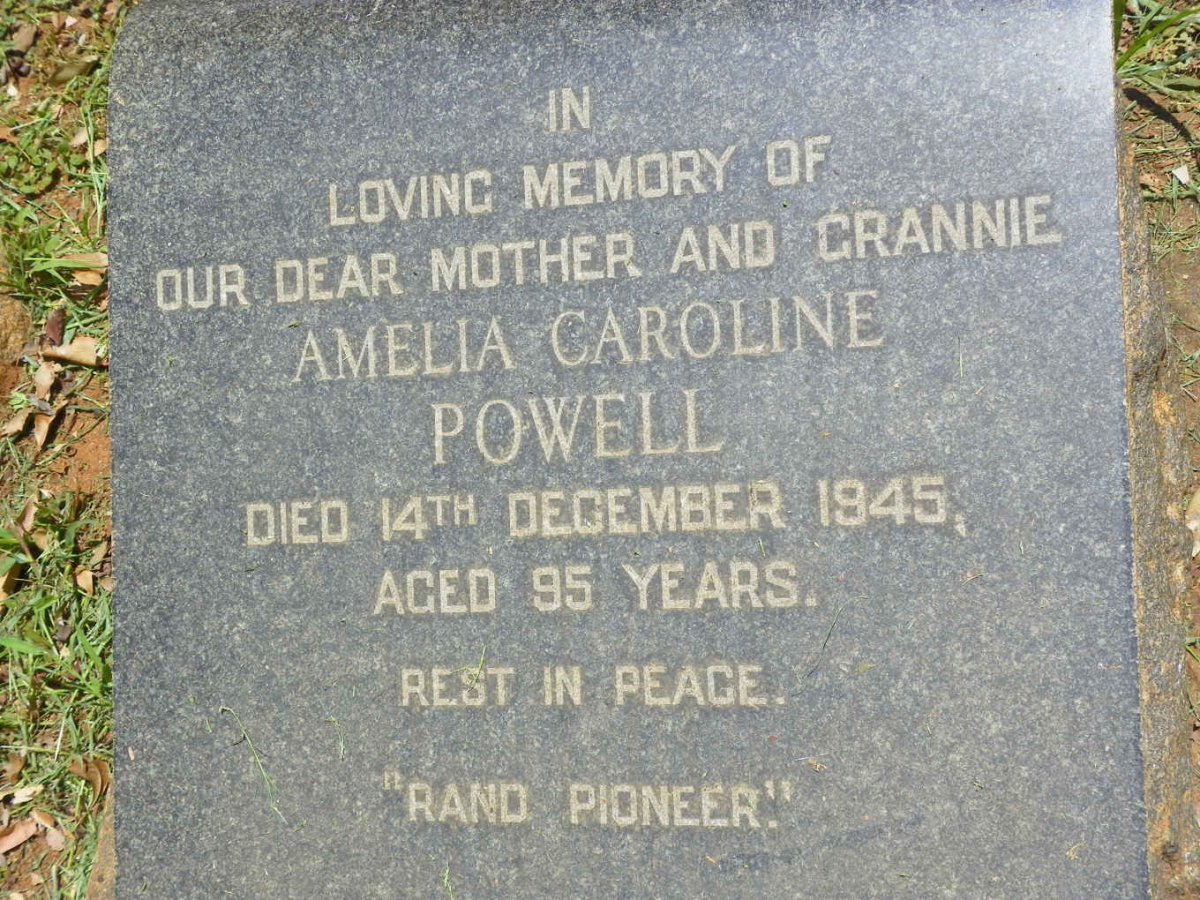 POWELL Amelia Caroline -1945