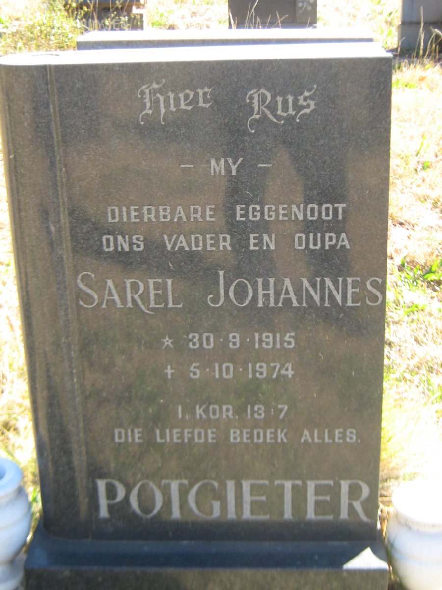 POTGIETER Sarel Johannes 1915-1974