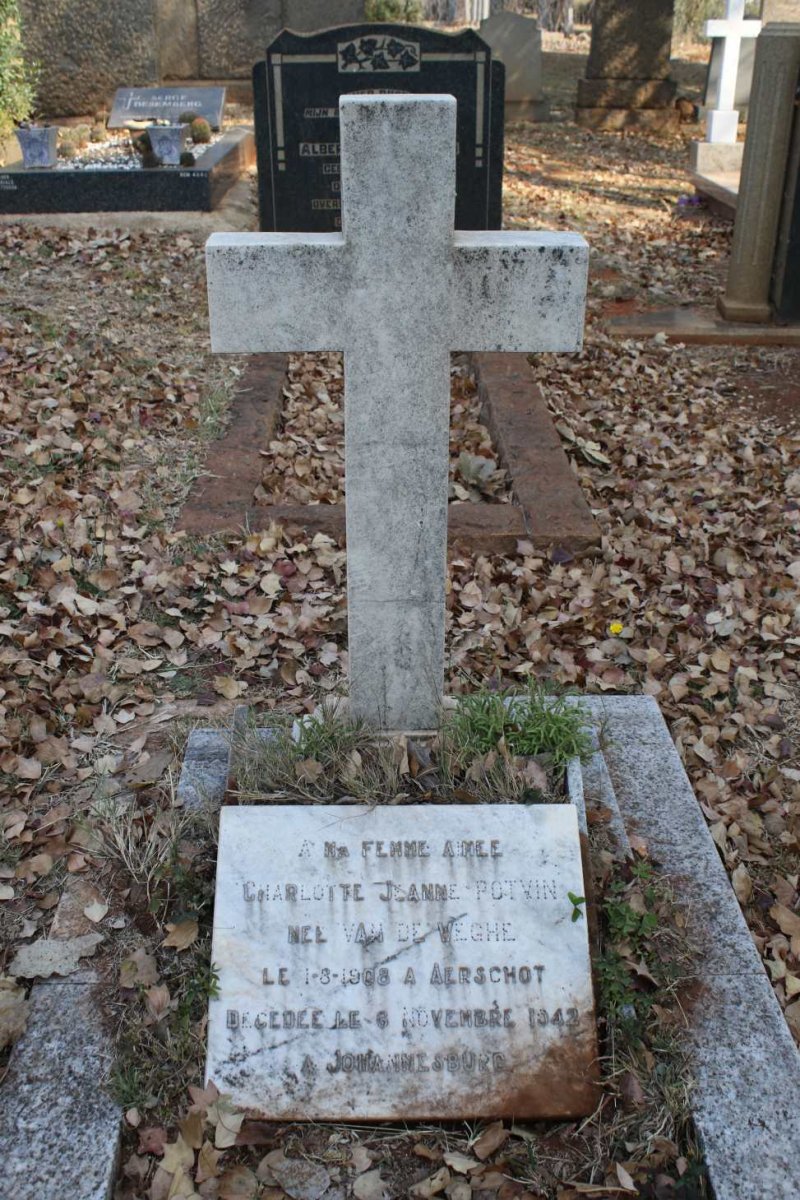 POTVIN Charlotte Jeanne nee VAN DE WEGHE 1908-1942