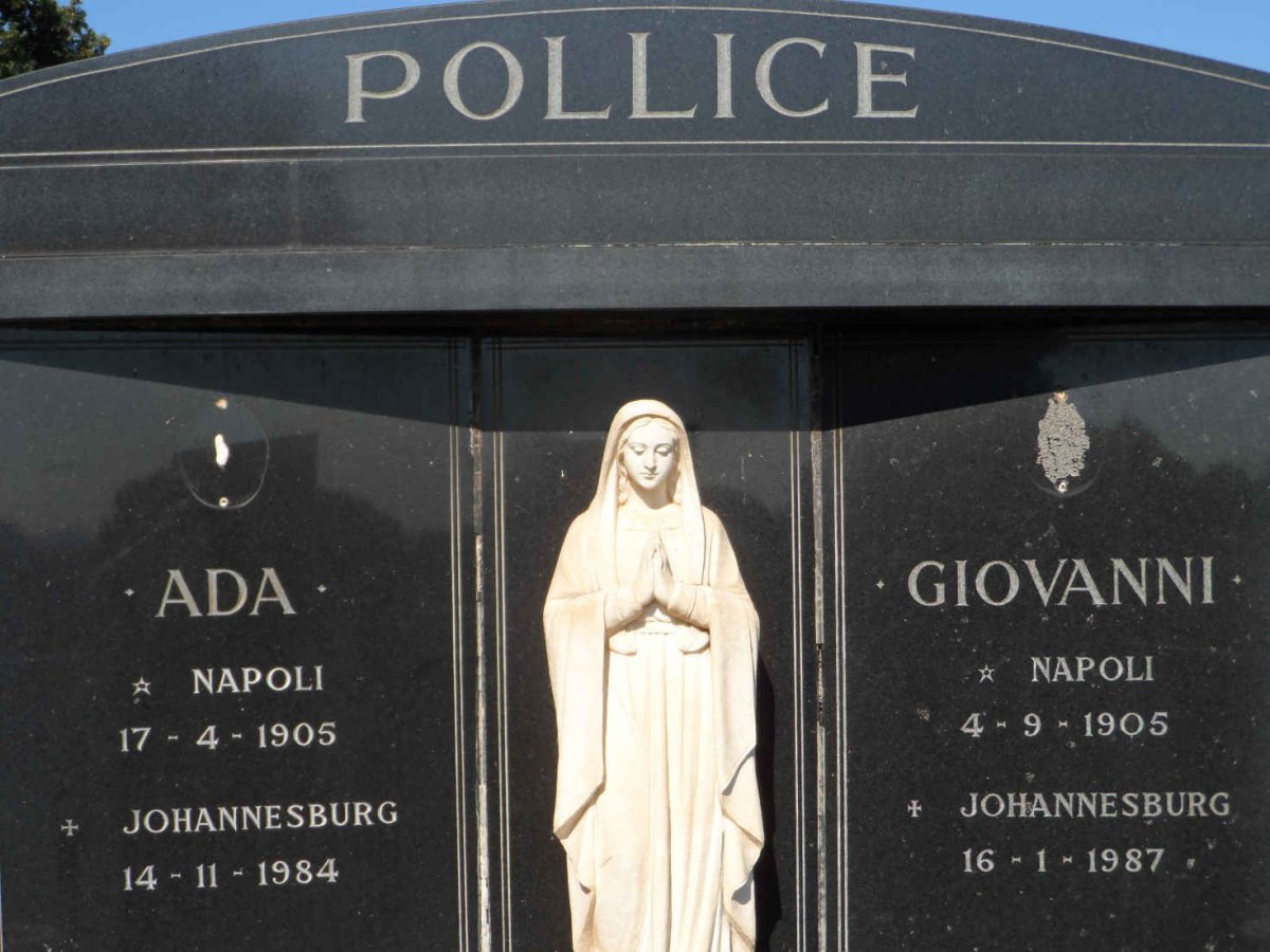 POLLICE Giovanni 1905-1987 &amp; Ada 1905-1984