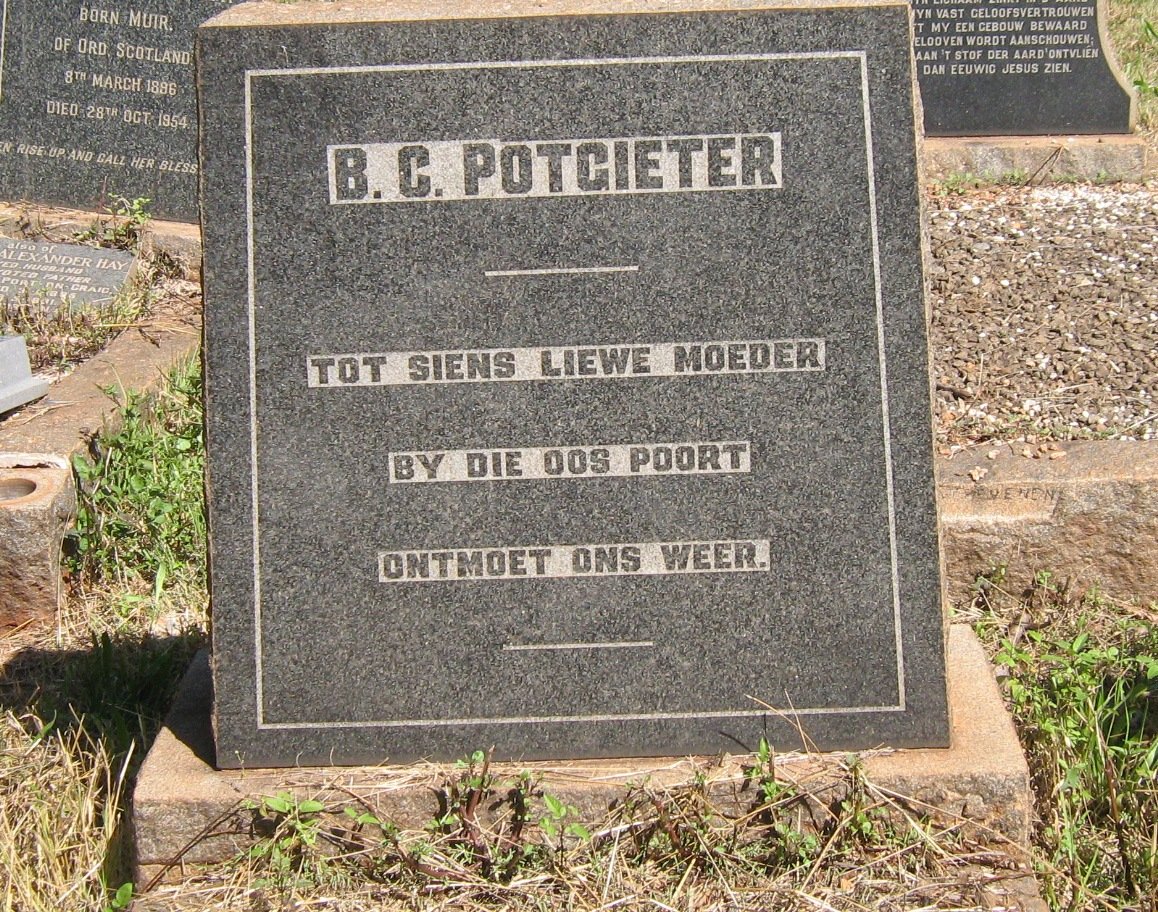 POTGIETER B.C.