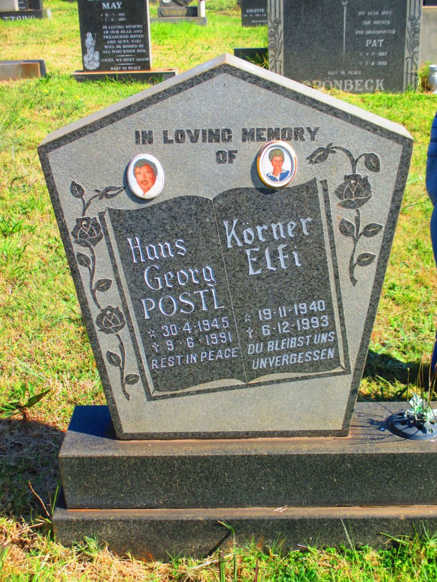 POSTL Hans Georg 1945-1991 &amp; Korner Elfi 1940-1993