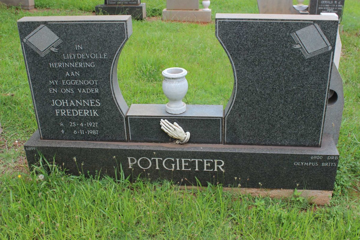 POTGIETER Johannes Frederik 1927-1987