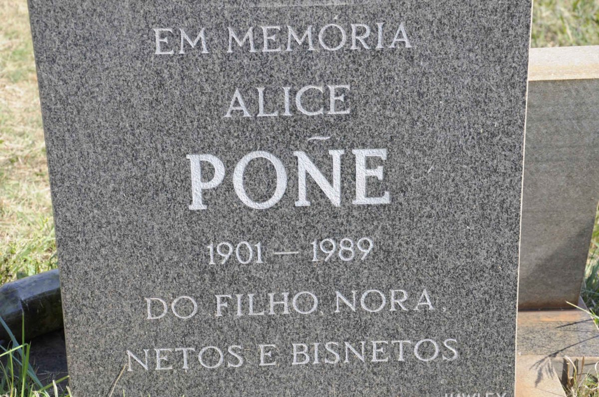 PONE Alice 1901-1989