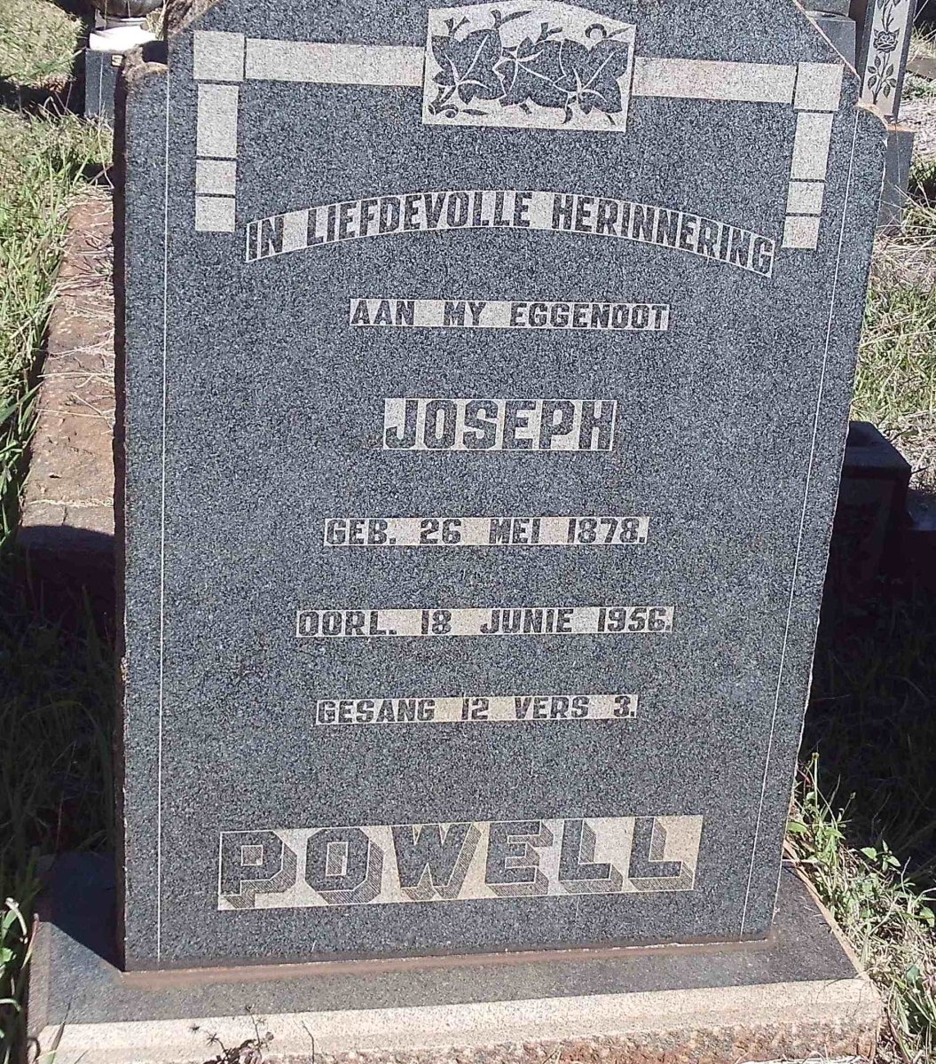 POWELL Joseph 1878-1956