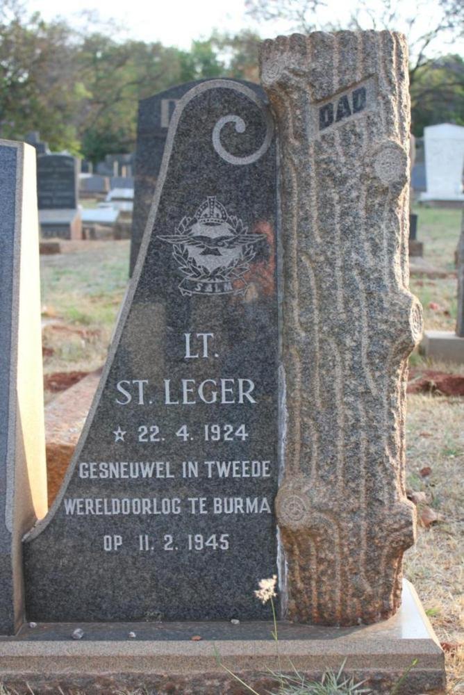 POTGIETER St. Leger Graham 1924-1943