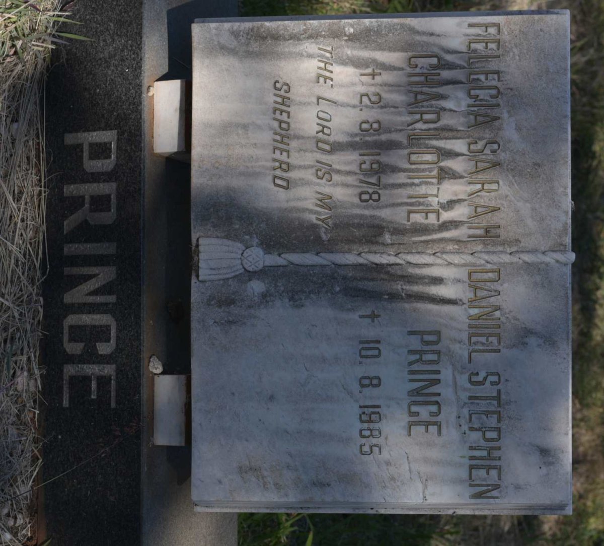 PRINCE Daniel Stephen -1985 &amp; Felecia Sarah Charlotte -1978