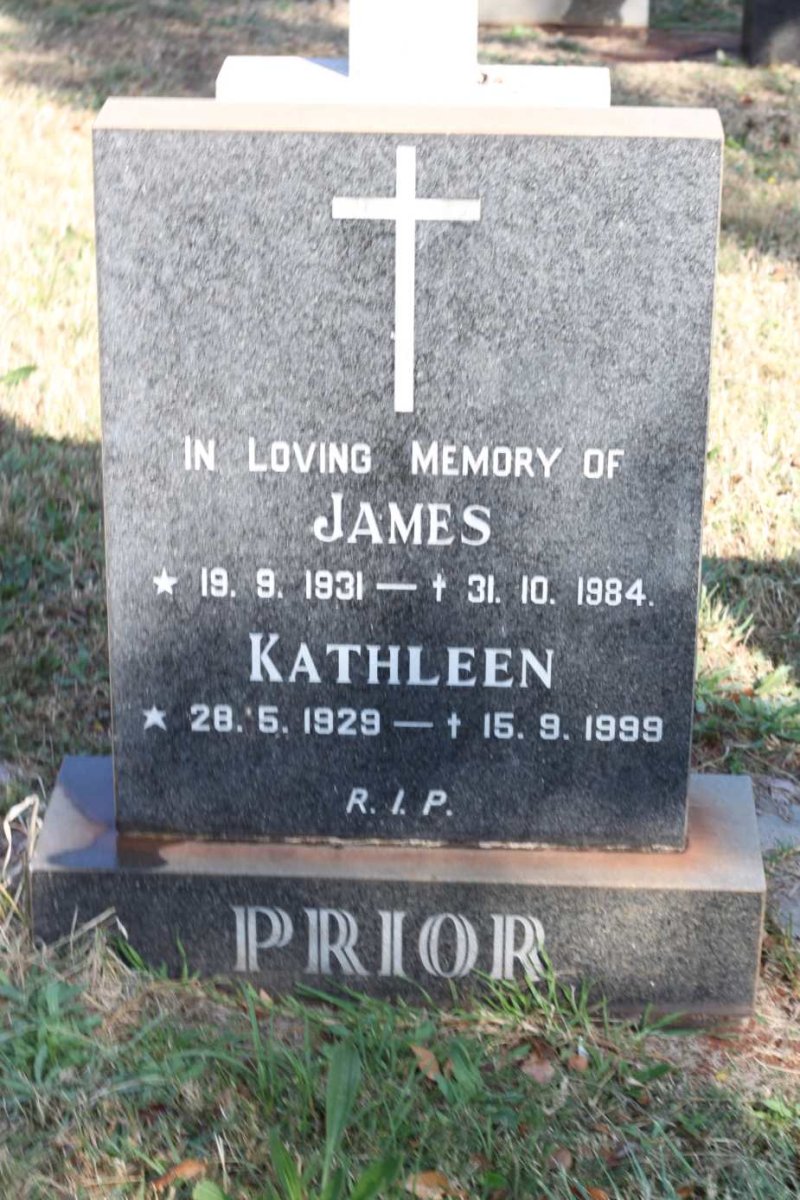 PRIOR James 1931-1984 &amp; Kathleen 1929-1999