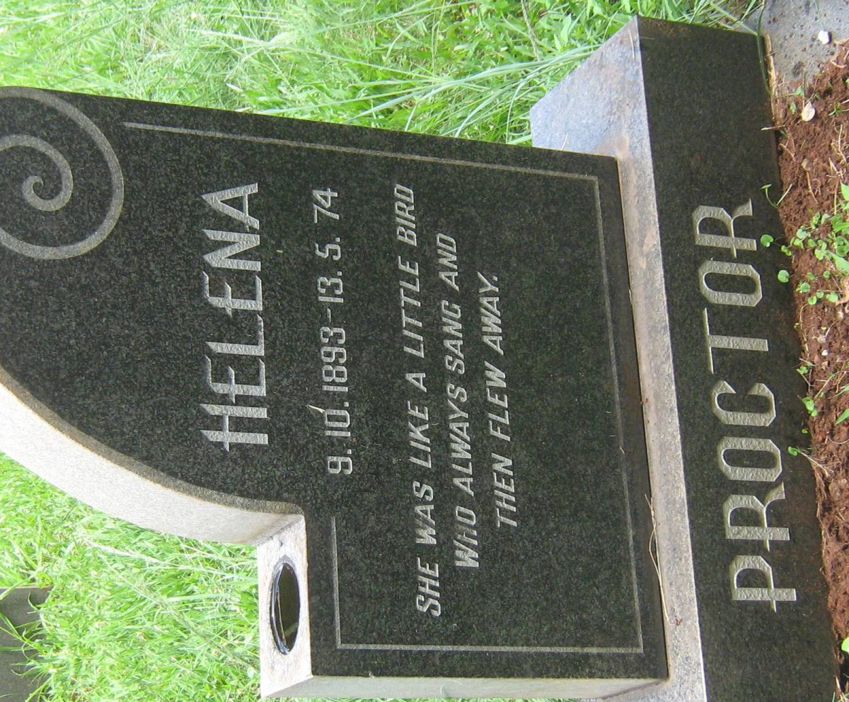 PROCTOR Helena 1893-1974
