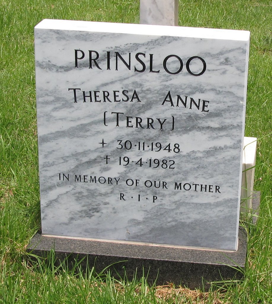 PRINSLOO Theresa Anne 1948-1982