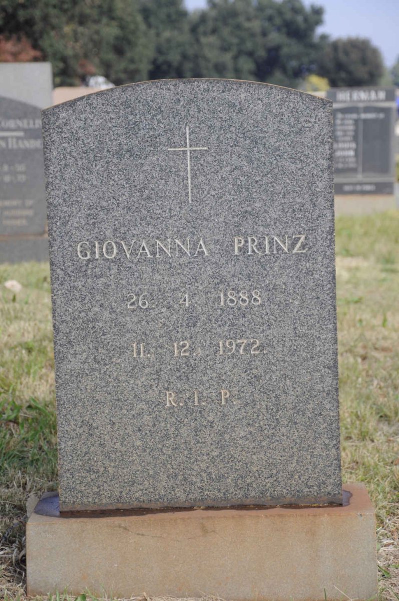 PRINZ Giovanna 1888-1972
