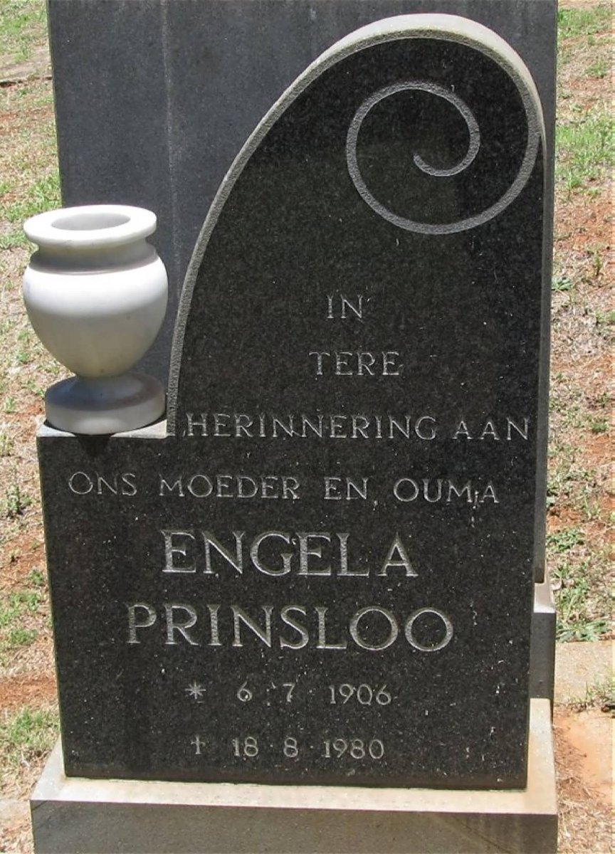 PRINSLOO Engela 1906-1980