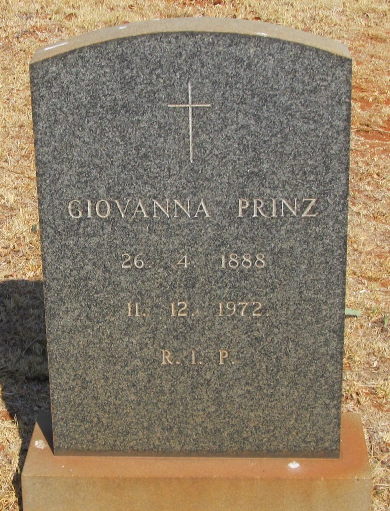 PRINZ Giovanna 1888-1972