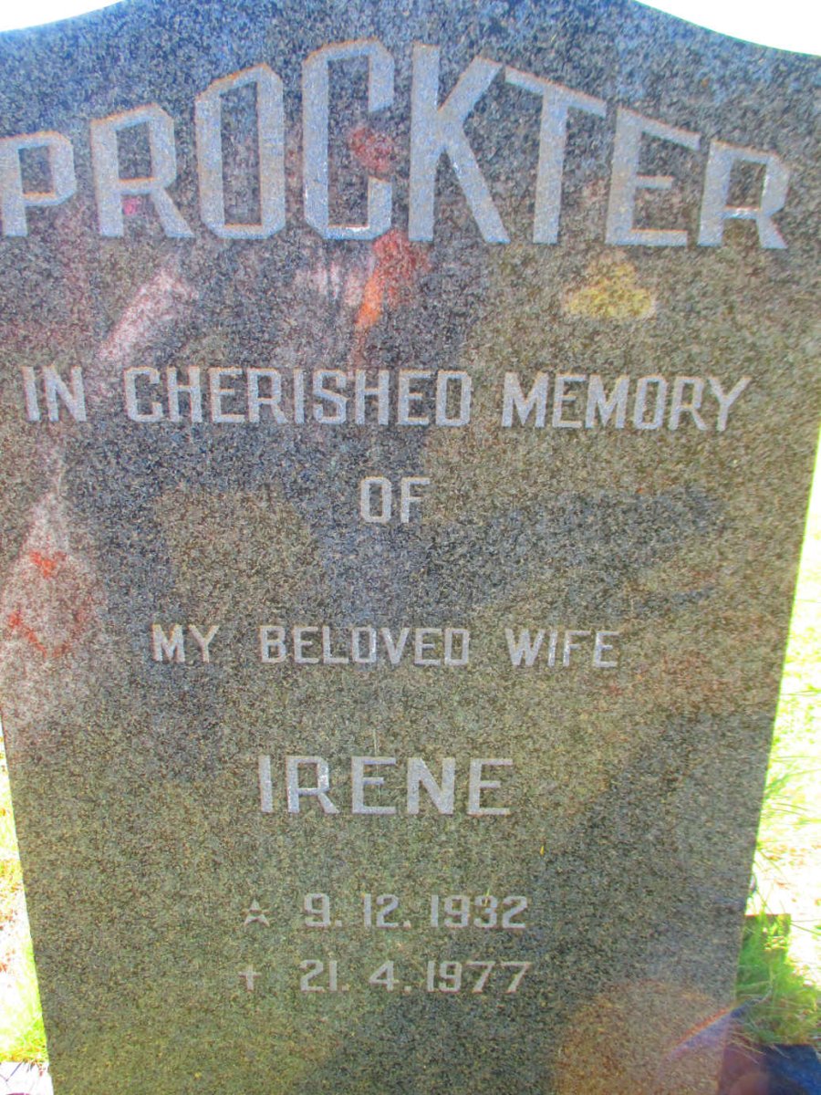 PROCKTER Irene 1932-1977