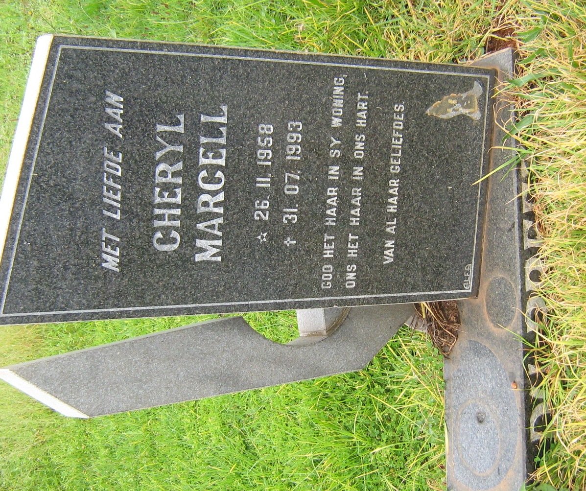 PREEZ Cheryl Marcell, du 1958-1993