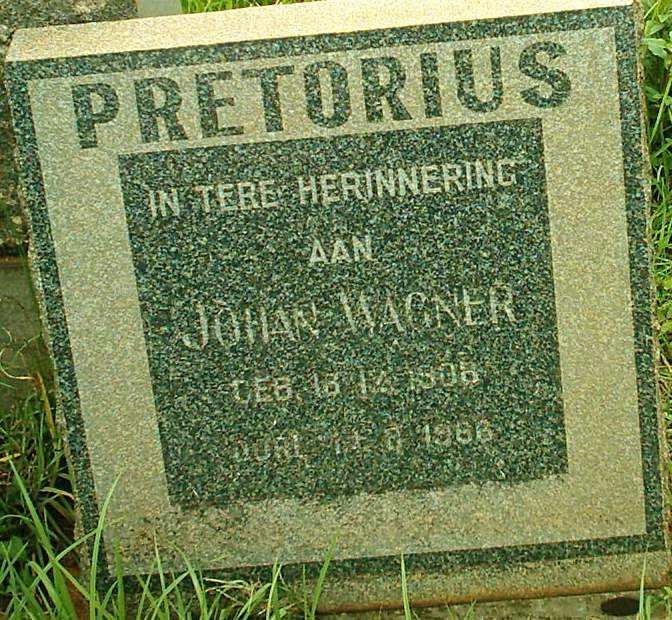 PRETORIUS Johan Wagner 1908-1966