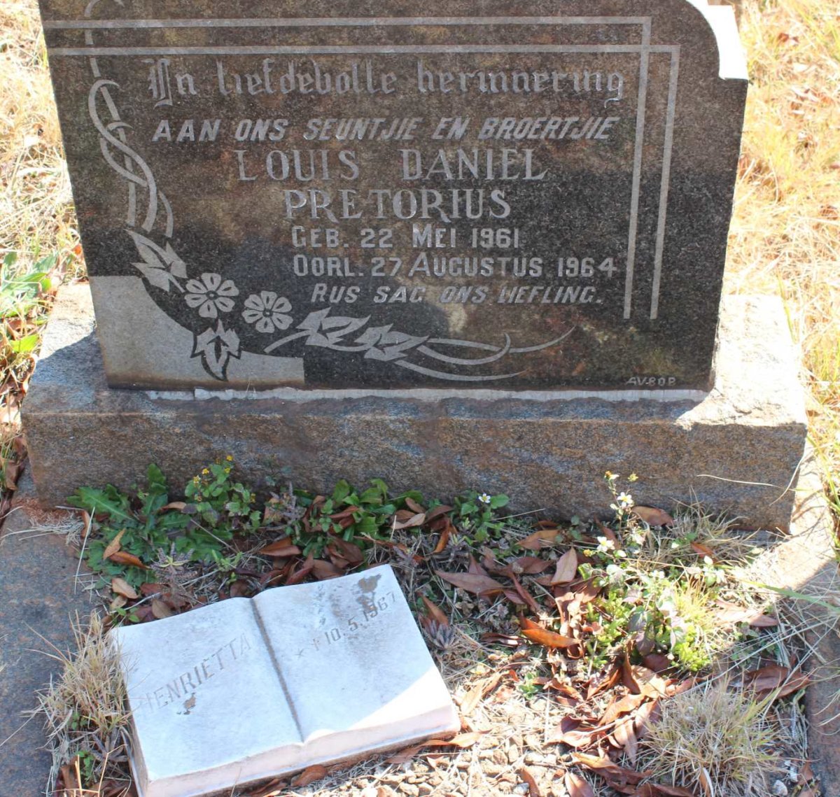 PRETORIUS Louis Daniel 1961-1964 :: PRETORIUS Henrietta -1967