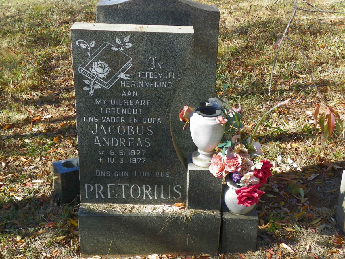 PRETORIUS Jacobus Andreas 1927-1977