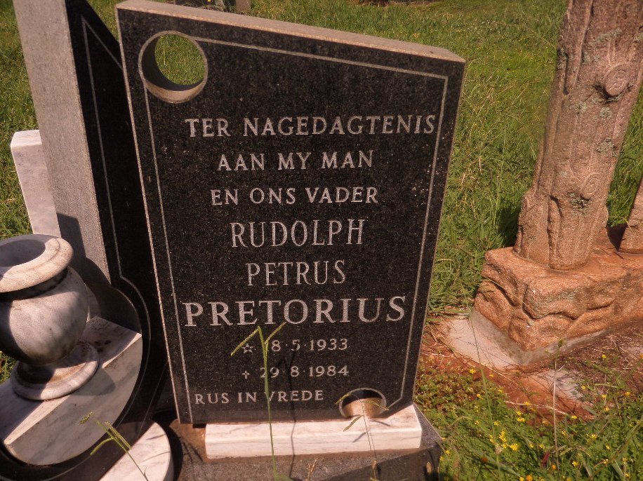 PRETORIUS Rudolph Petrus 1933-1984
