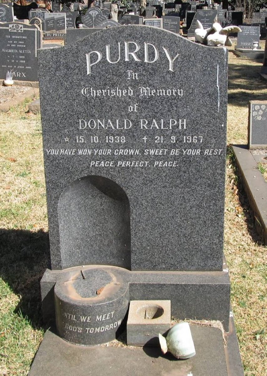 PURDY Donald Ralph 1938-1967