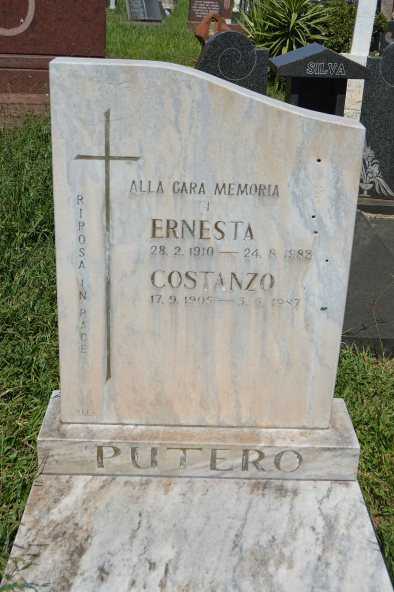 PUTERO Costanzo 1905-1987 &amp; Ernesta 1910-1983