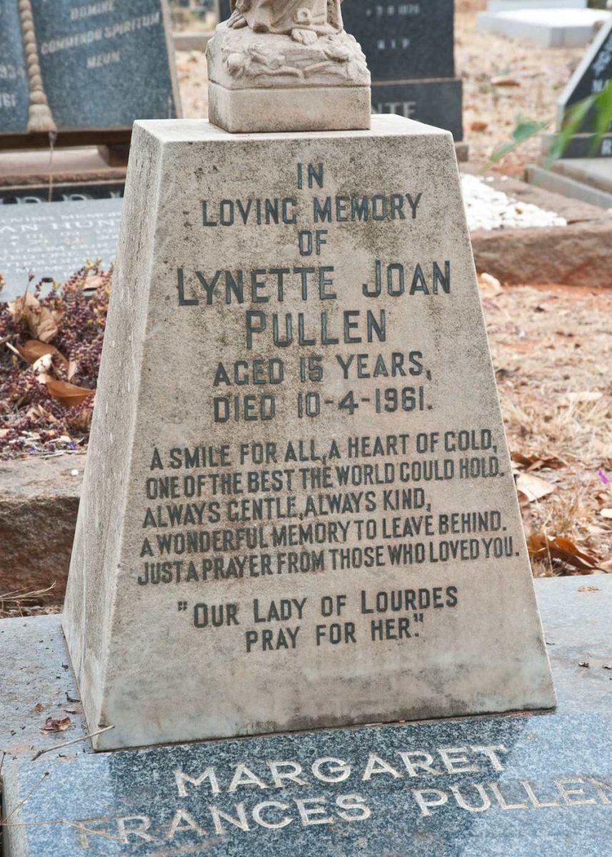 PULLEN Margaret Frances 1924-1991 :: PULLEN Lynette Joan -1961