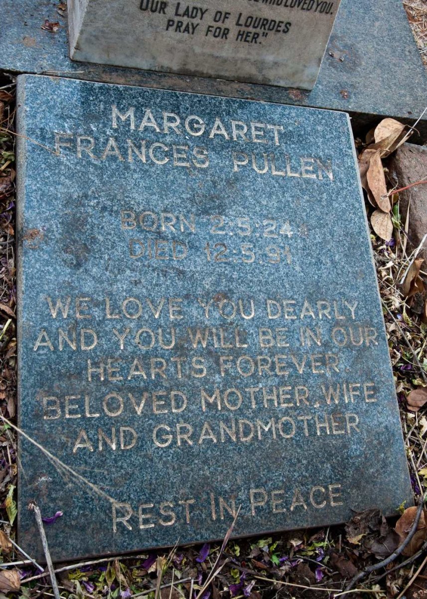 PULLEN Margaret Frances 1924-1991 :: PULLEN Lynette Joan -1961