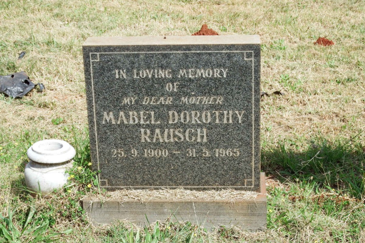 RAUSCH Mabel Dorothy 1900-1965