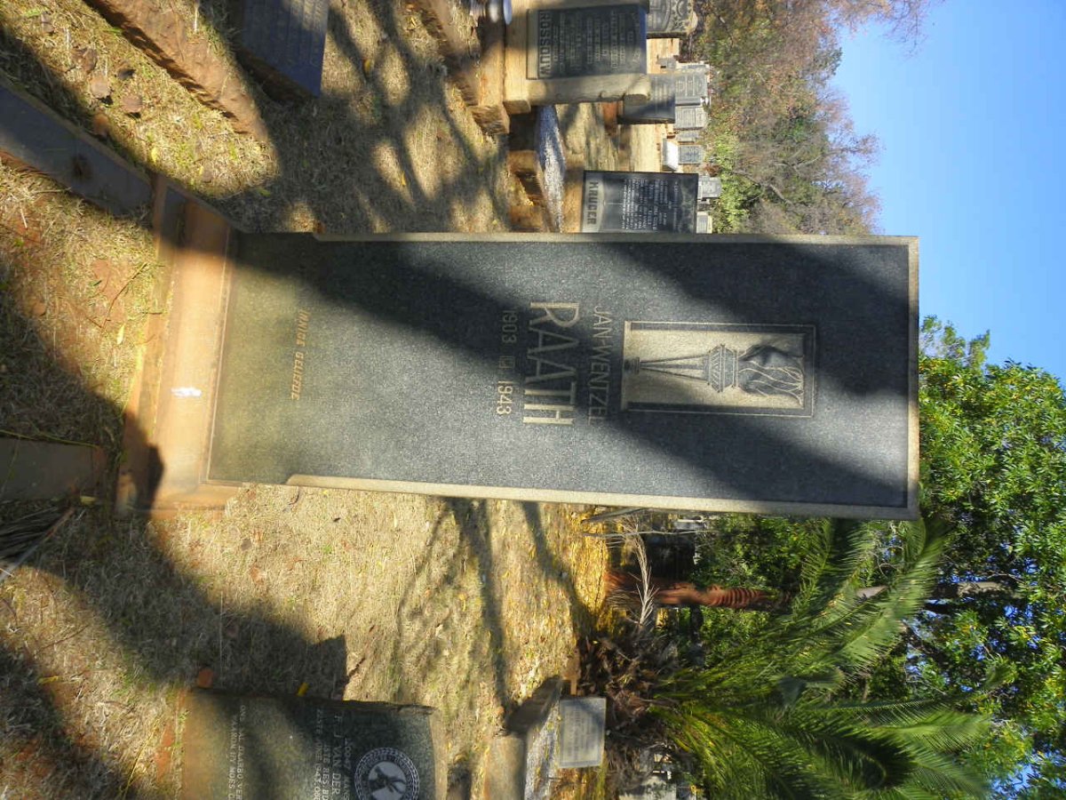 RAATH Jan Wentzel 1903-1943