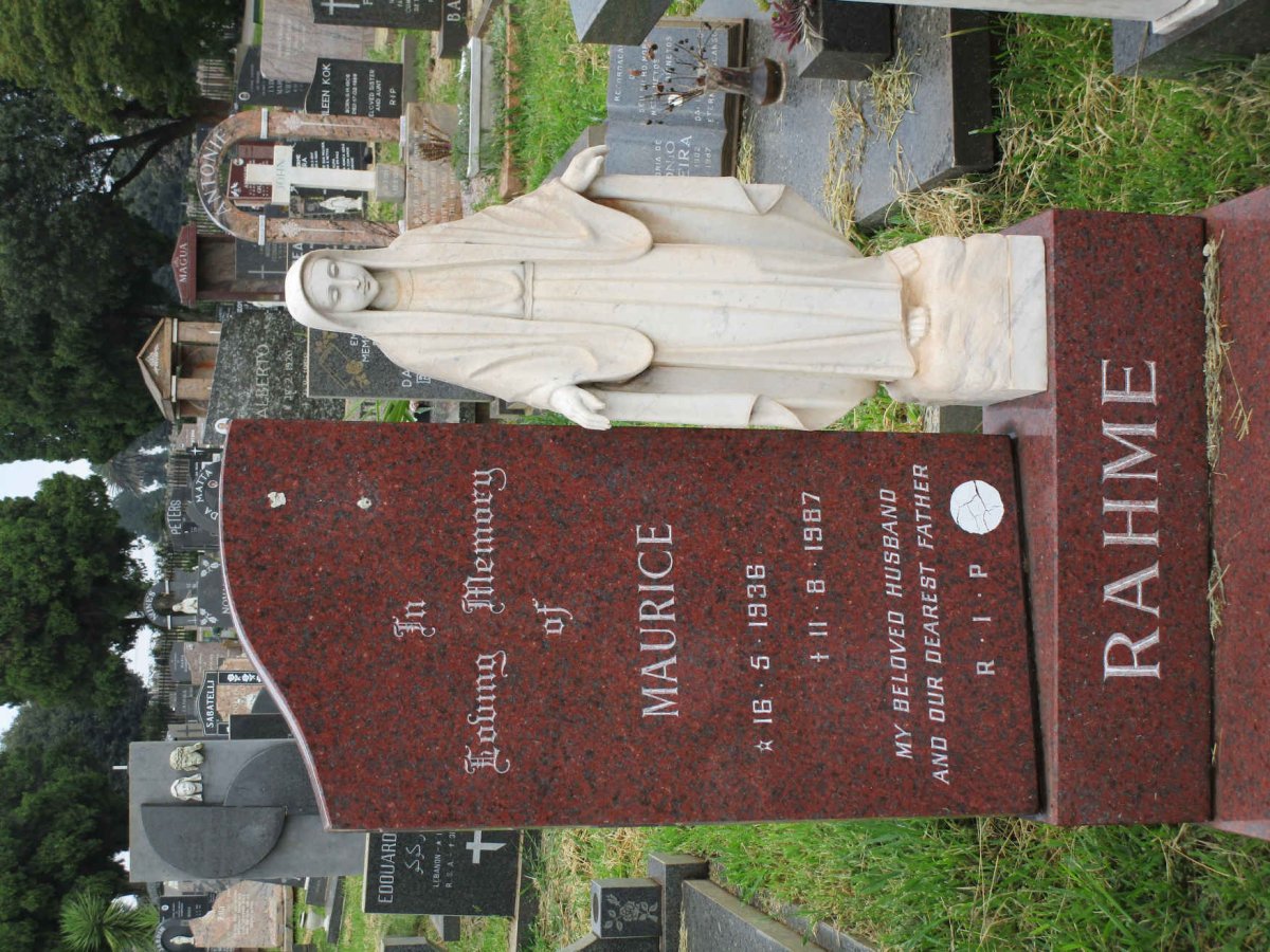 RAHME Maurice 1936-1987