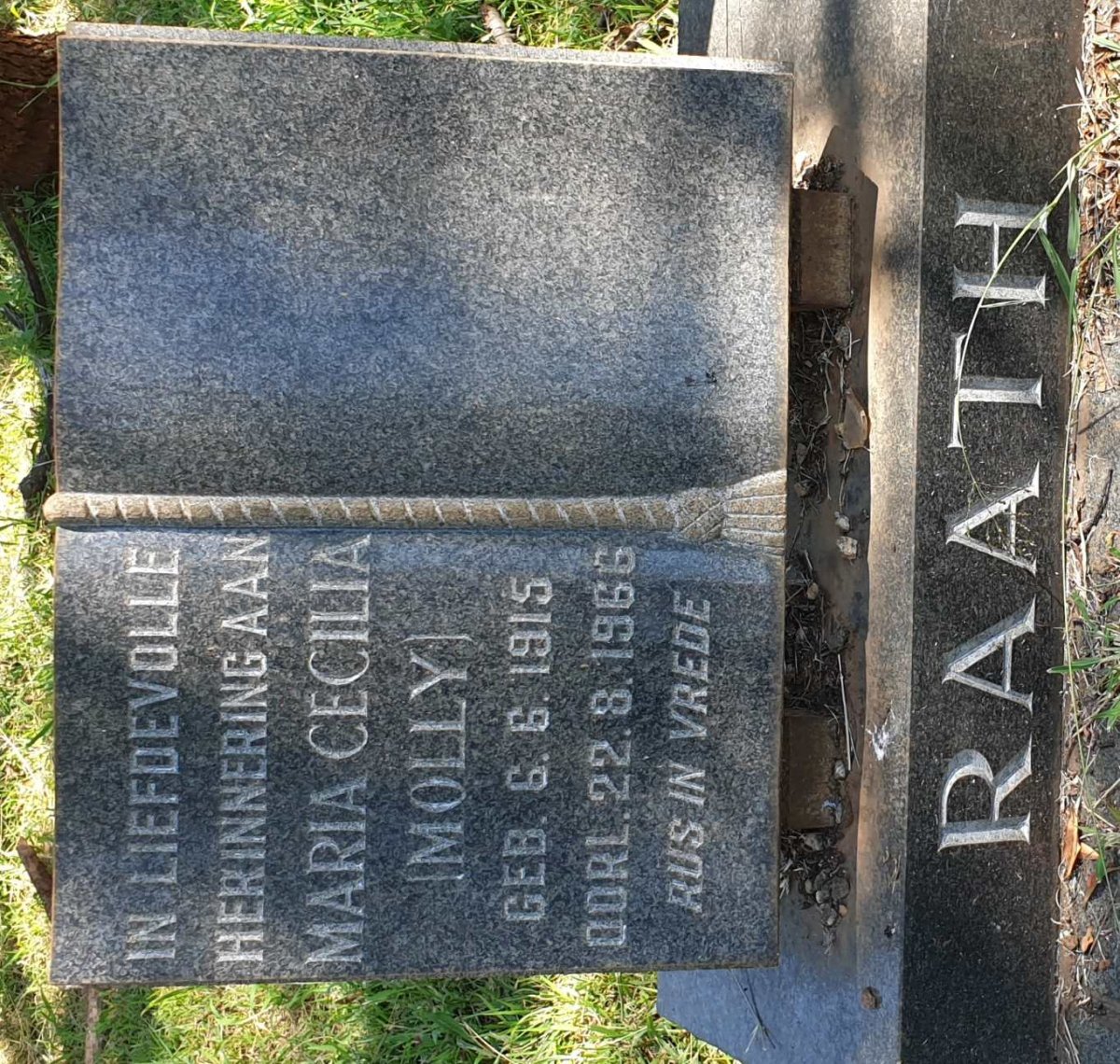 RAATH Maria Cecilia 1915-1966