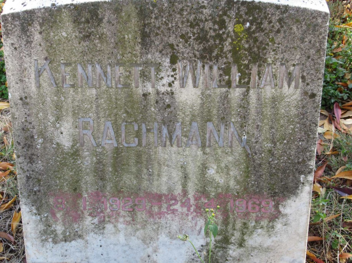 RACHMANN Kennett William 1929-1969