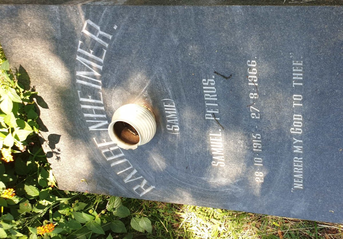 RAUBENHEIMER Samuel Petrus 1915-1966