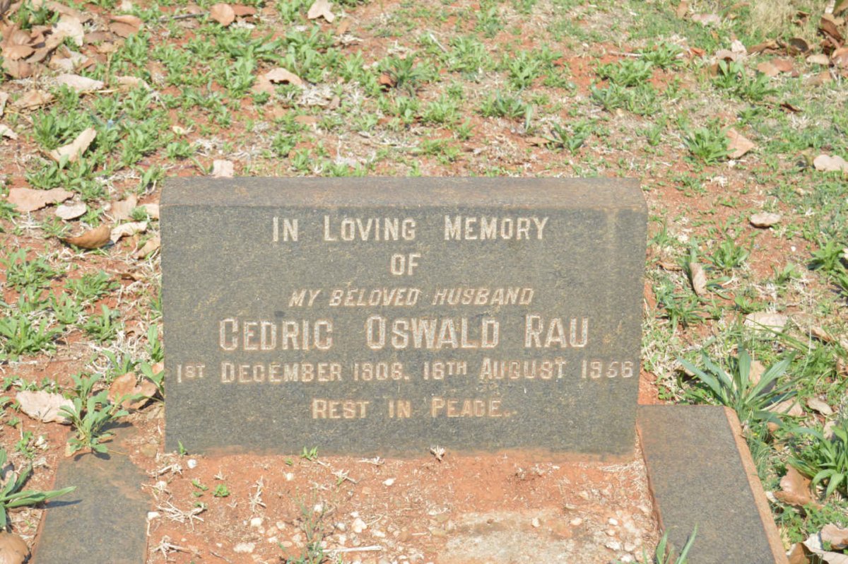 RAU Cedric Oswald 1906-1956