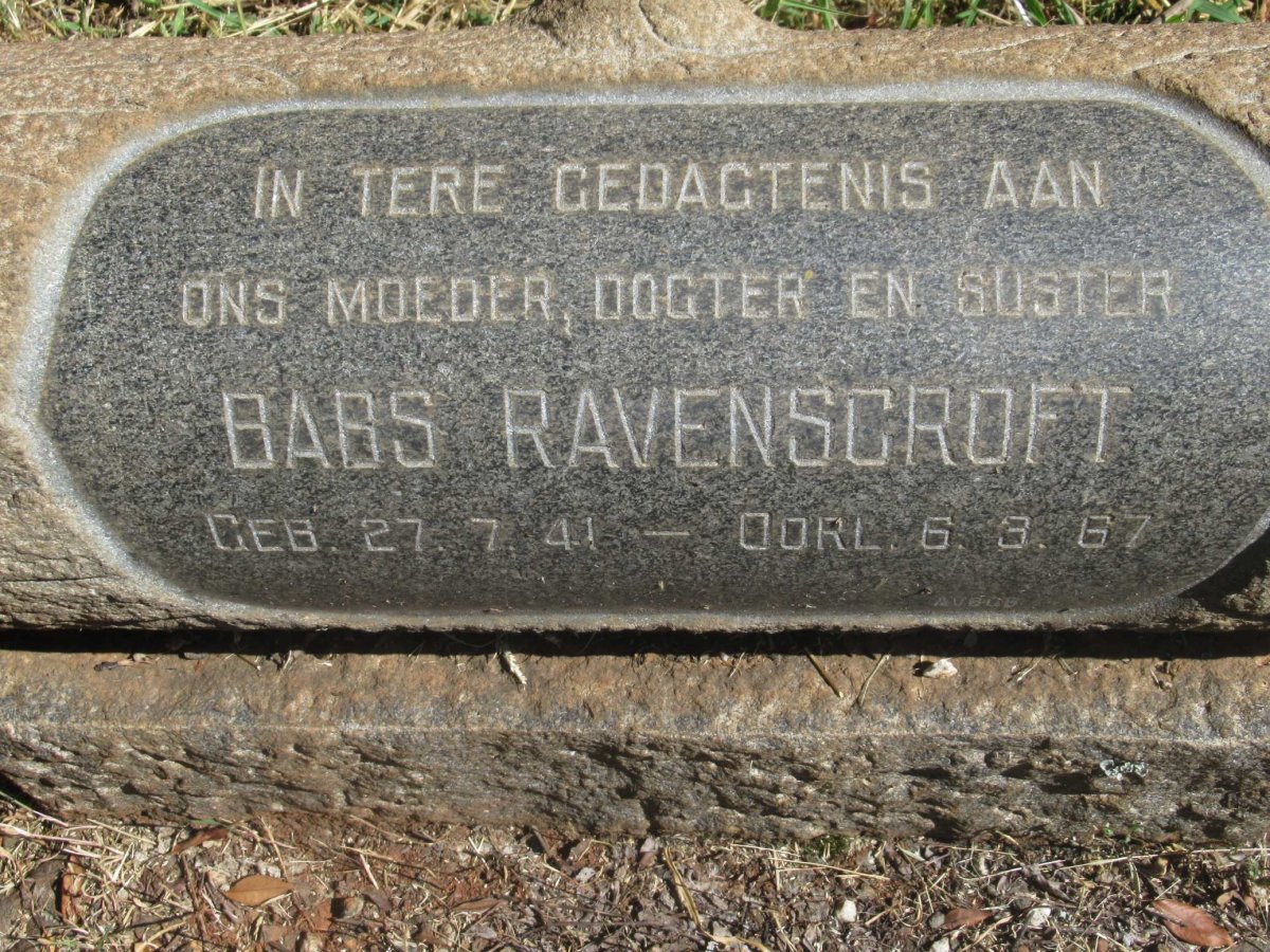 RAVENSCROFT Babs 1941-1967