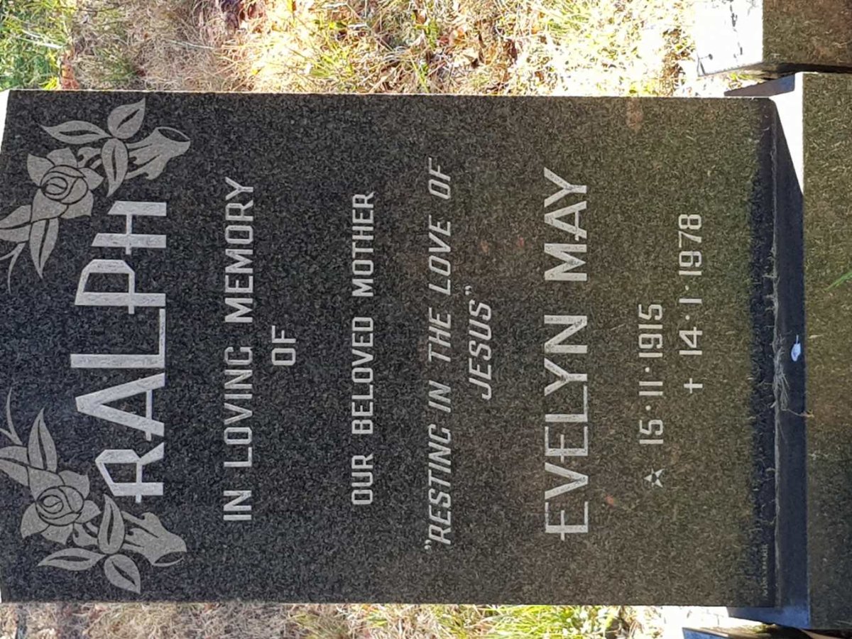 RALPH Evelyn May 1915-1978