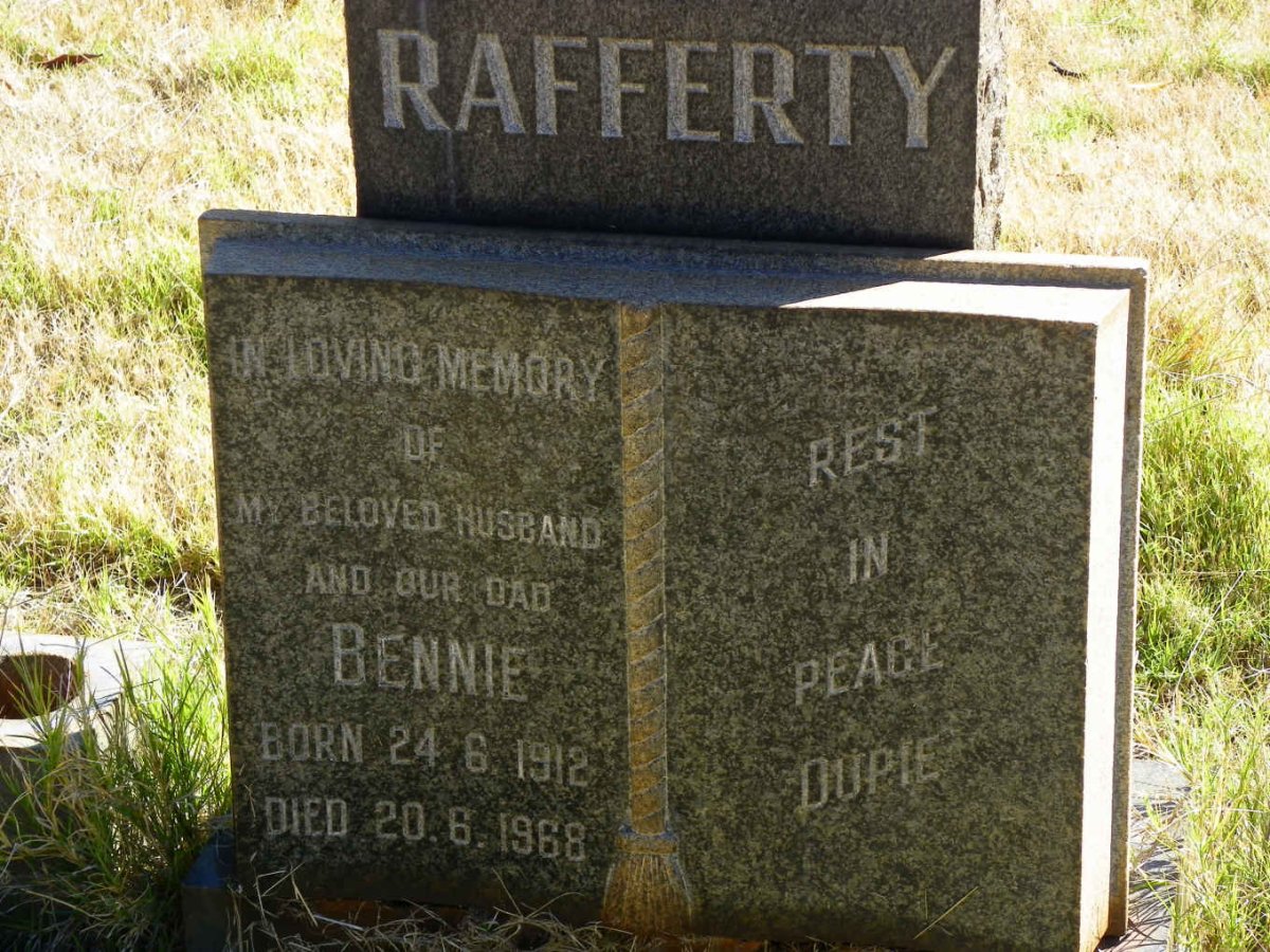 RAFFERTY Bennie 1912-1968
