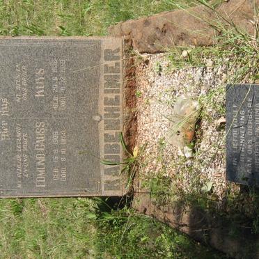 RAUBENHEIMER Edmund Gauss 1906-1953 &amp; Susanna 1911-1995 :: RAUBENHEIMER Kuys 1936-1959