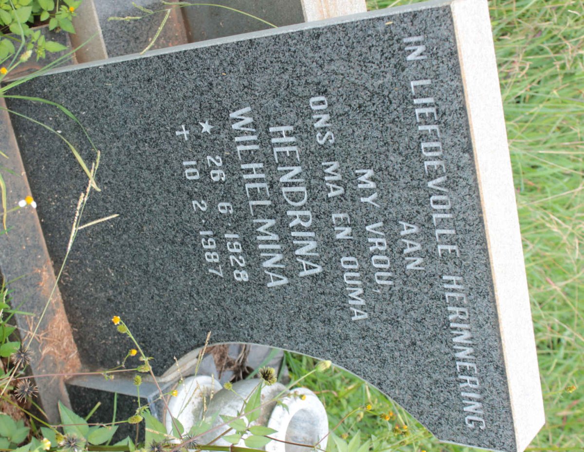 RANDT Hendrina Wilhelmina, du 1928-1987