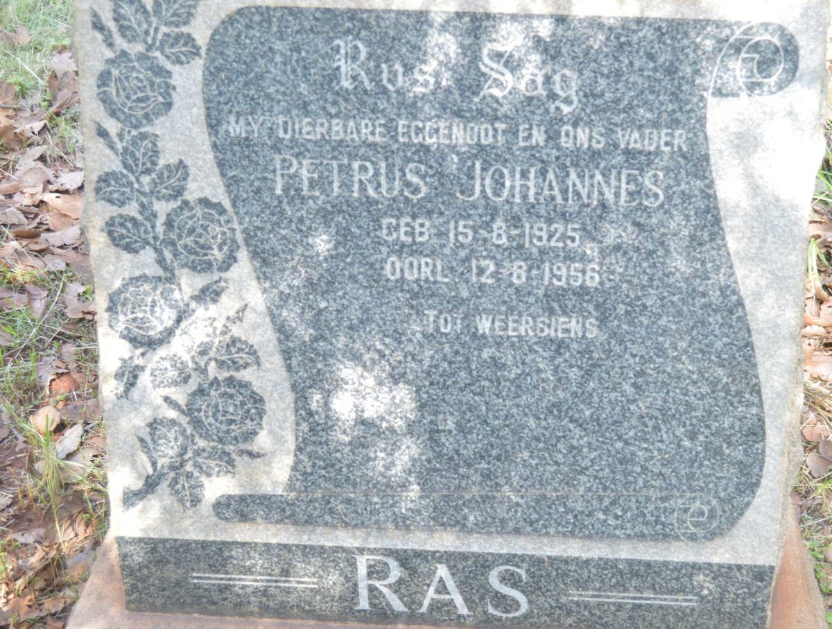 RAS Petrus Johannes 1925-1956